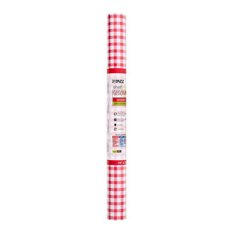 SmartDesign Checkered Adhesive Shelf Liner Wayfair Canada